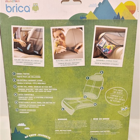 Munchkin Brica Seat Guardian Car Xtra Grip Seat Protector Water Resistant - Picture 3 of 3